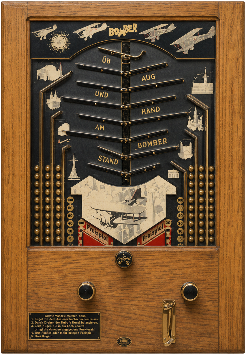 Bomber multi-ball balancing machine