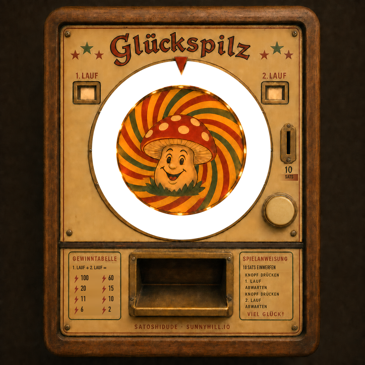 Glückspilz mechanical arcade machine
