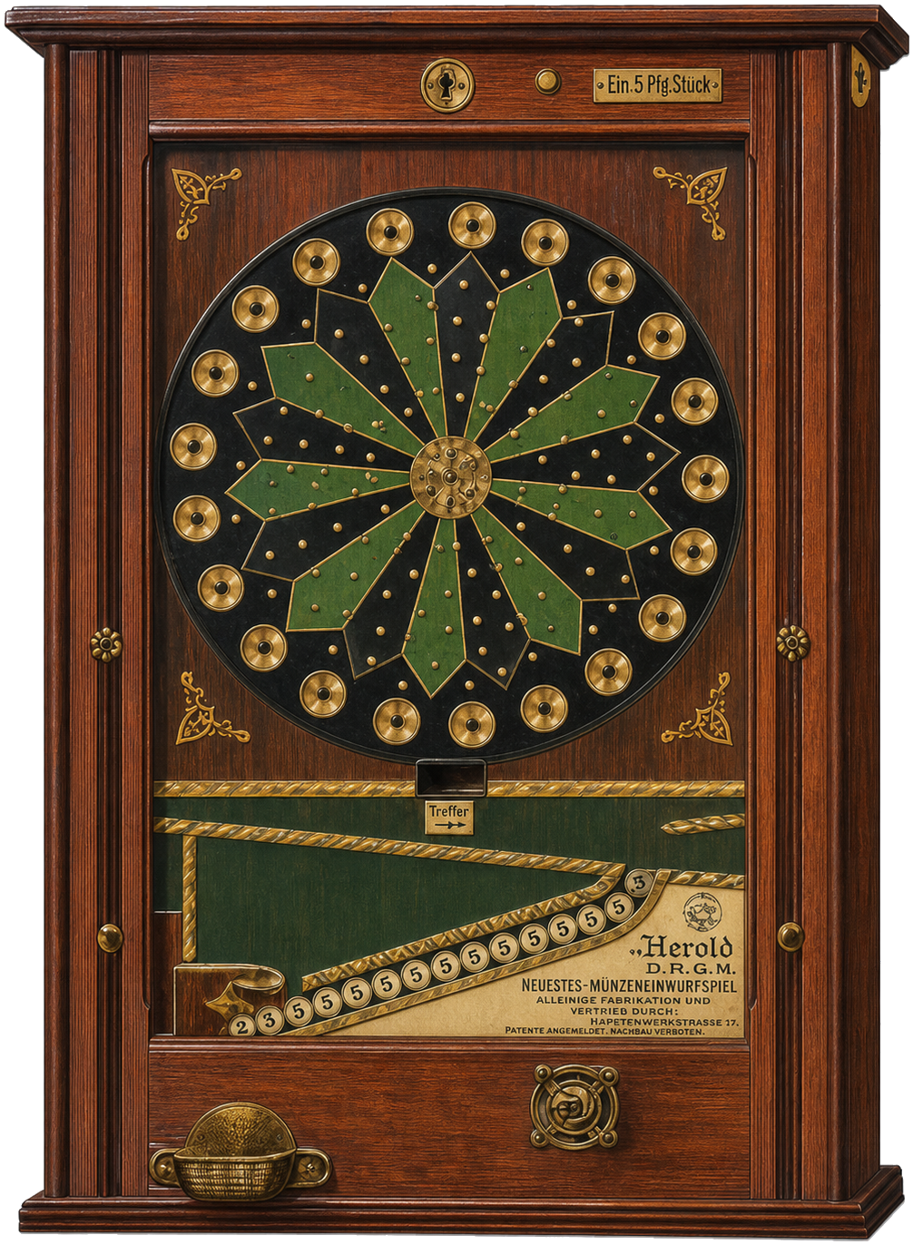 Herold rotating coin maze