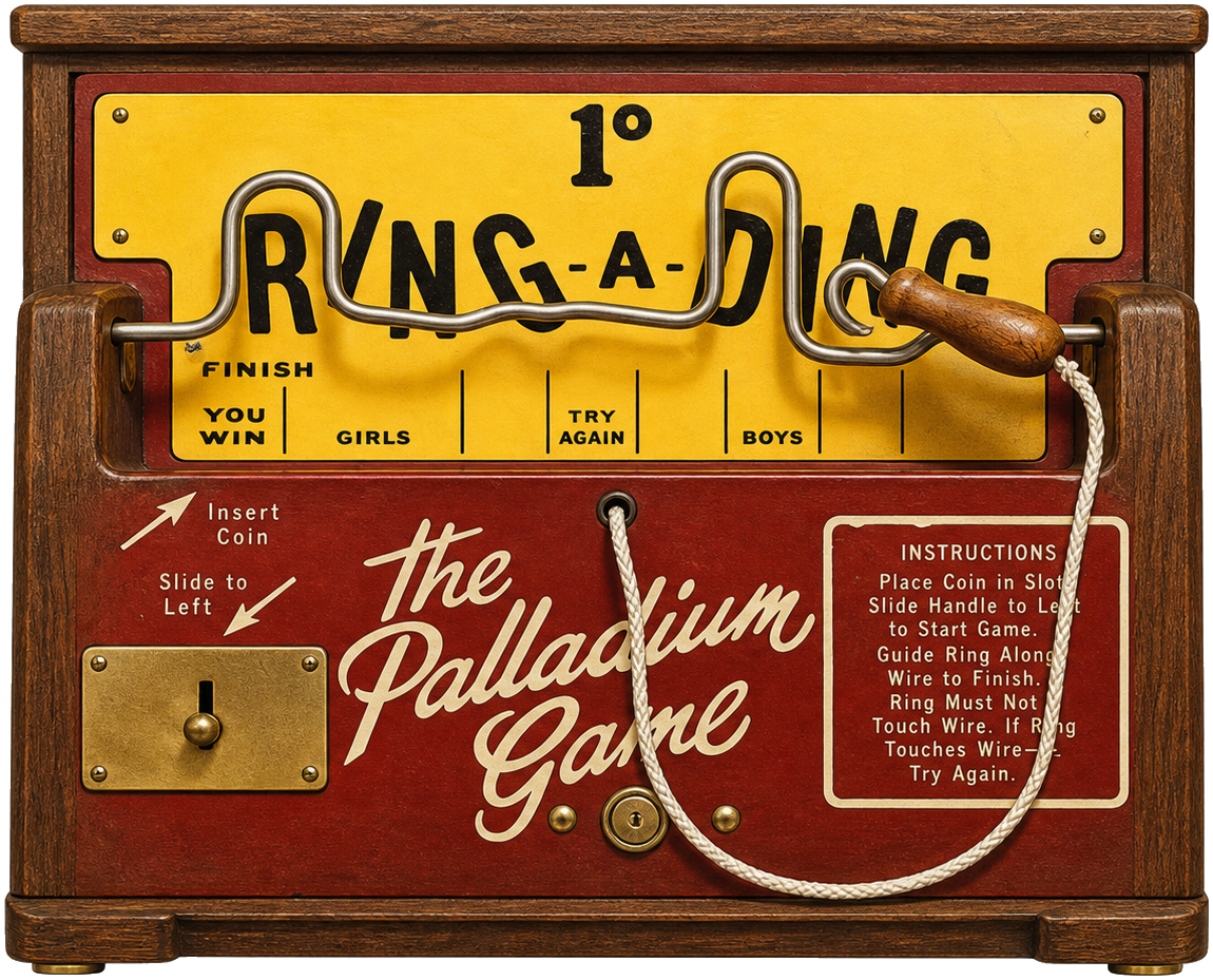 Ring-a-Ding steady-hand wire game